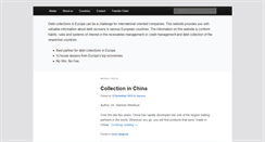 Desktop Screenshot of collectionsineurope.com